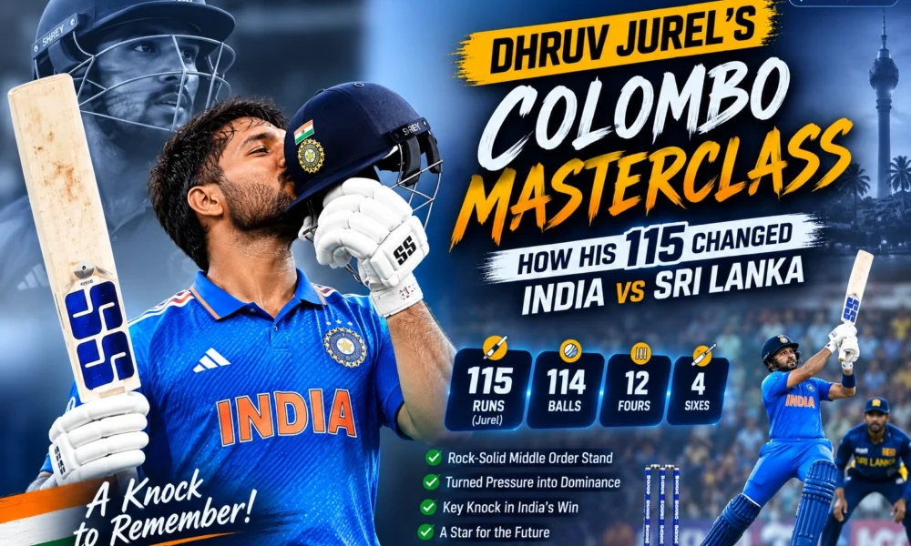 Dhruv Jurel’s Colombo Masterclass How His 115 Changed India vs Sri Lanka
