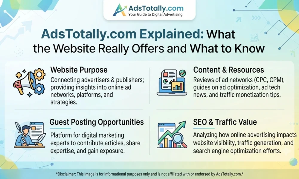 AdsTotally.com Explained What the Website Really Offers and What to Know.