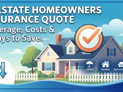 Allstate Homeowners Insurance Quote Coverage, Costs and Ways to Save.