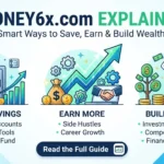 Money6x.com Explained Smart Ways to Save, Earn & Build Wealth.