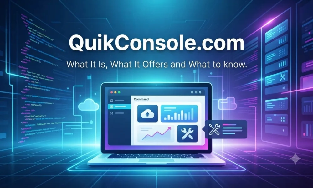QuikConsole.com Explained What It Is, What It Offers and What to know.