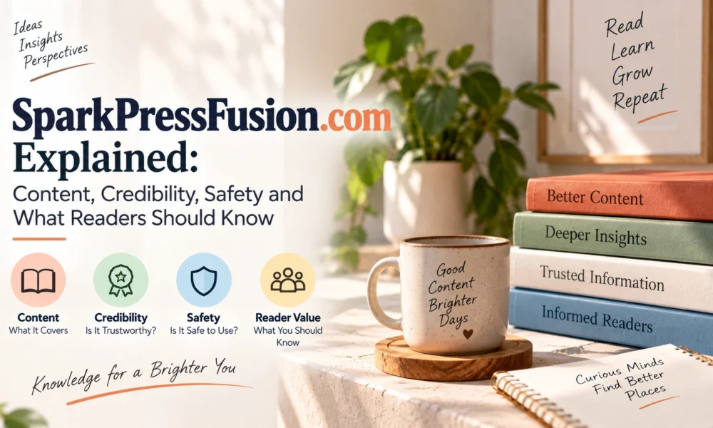 SparkPressFusion.com Explained Content, Credibility, Safety and What Readers Should Know.