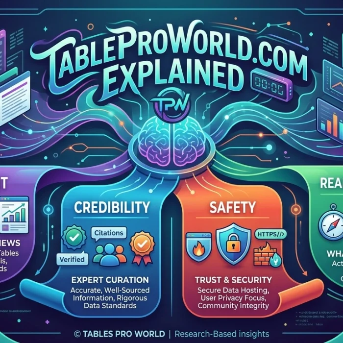 TablesProWorld.com Explained Content, Credibility, Safety and What Readers Should Know.