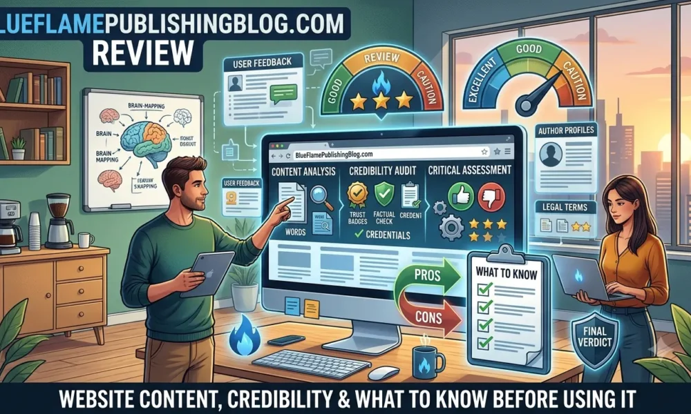 BlueFlamePublishingBlog.com Review Website Content, Credibility and What to Know Before Using It
