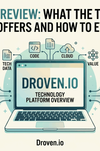 Droven.io Review What the Technology Website Offers and How to Evaluate It.