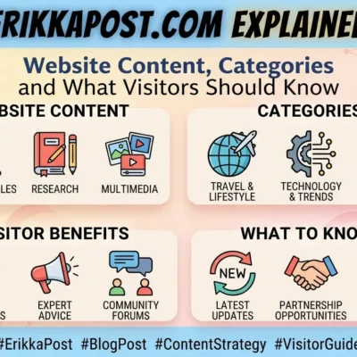 ErikkaPost.com Explained Website Content, Categories and What Visitors Should Know.