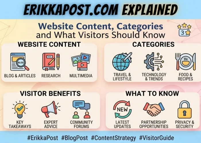 ErikkaPost.com Explained Website Content, Categories and What Visitors Should Know.