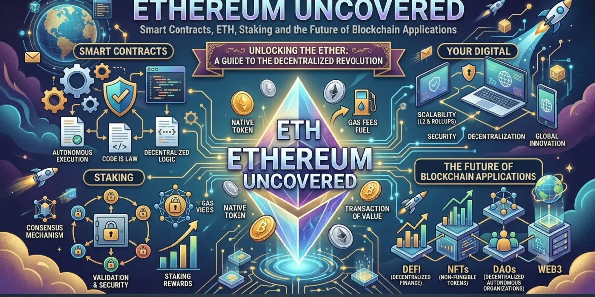 Ethereum Uncovered Smart Contracts, ETH, Staking and the Future of Blockchain Applications.