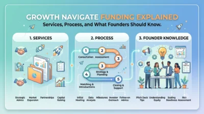 Growth Navigate Funding Explained Services, Process and What Founders Should Know.