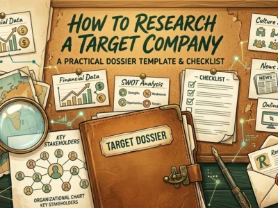 How to Research a Target Company A Practical Dossier Template and Checklist
