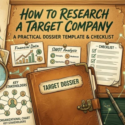 How to Research a Target Company A Practical Dossier Template and Checklist