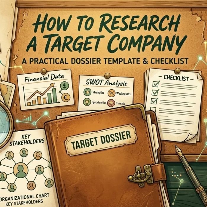 How to Research a Target Company A Practical Dossier Template and Checklist