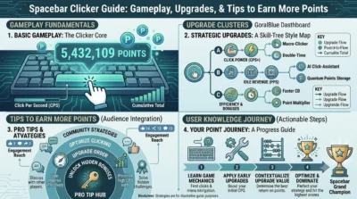 Spacebar Clicker Guide Gameplay, Upgrades and Tips to Earn More Points.